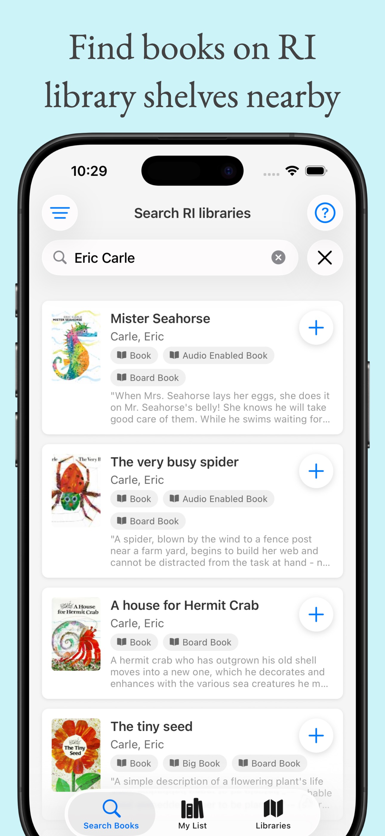 Search for books by author